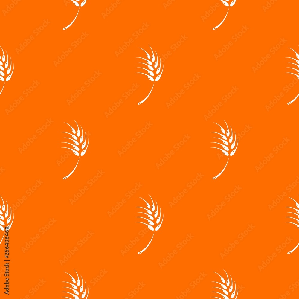 Poster grainy wheat pattern vector orange for any web design best