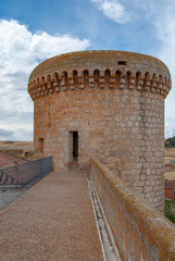 Fototapeta na wymiar Castle at Torrelobaton, Valladolid