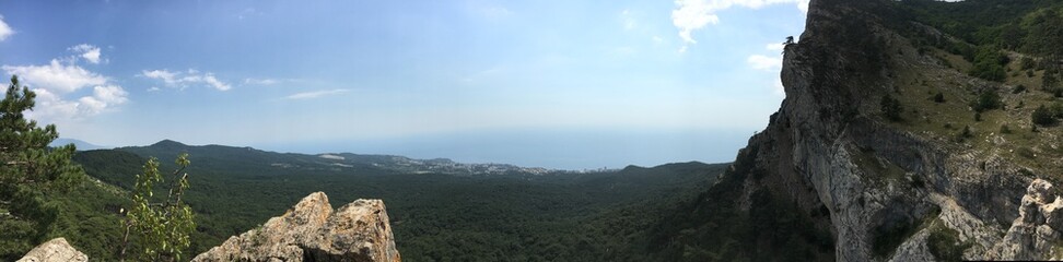view from the top of mountain