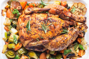 Rustic Roast Chicken