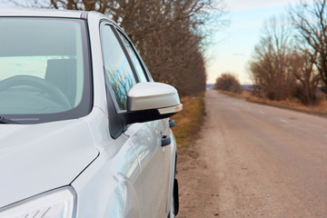 Fototapeta premium car on the road