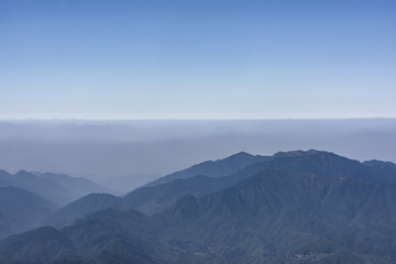 layers of the mountain landscape