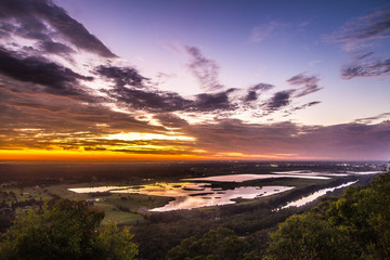 Sunrise over Western Sydney