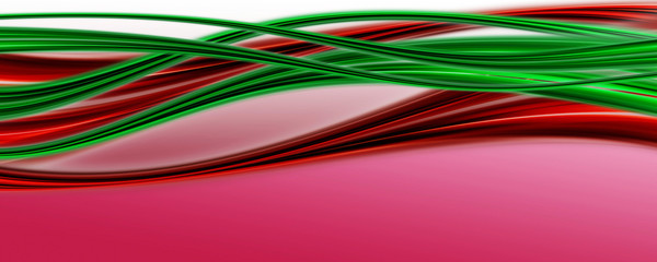 Abstract elegant eco wave panorama background design illustration