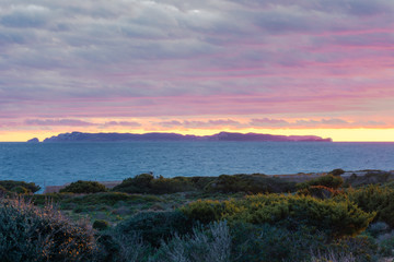 cabrera island balearic mediterranean isla de cabrera vista desde cap ses selines mallorca 