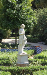 Sculpture in the Park of Maria Luisa in Seville