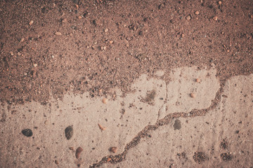 background of dry soil