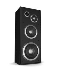 Fototapeta premium speaker concept 3d illustration
