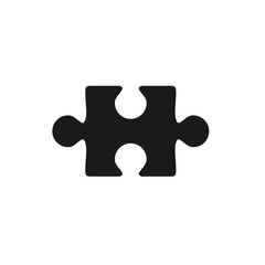puzzle logo design vector