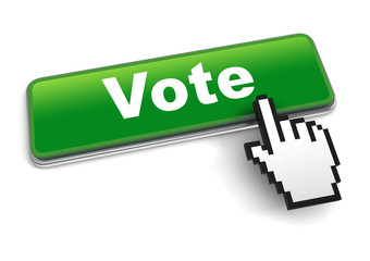 vote concept 3d illustration isolated
