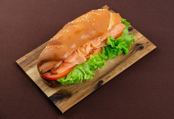 salmon sandwich