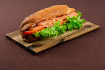 salmon sandwich