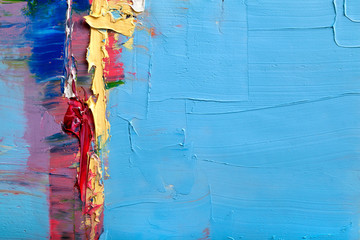 Abstract paintings. Hand drawn oil painting. Color texture.