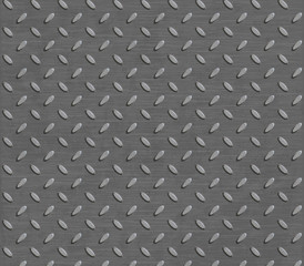 Metal background with pattern. Textured steel plate