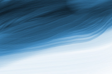 Abstract artistic blue background, illustration of water, flow and liquid, digital painting.