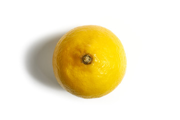 Cytryna na białym tle