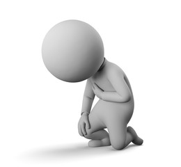 3D small man - weakness