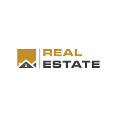 real estate logo design vector