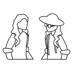 couple of musicians characters