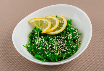 salad with lemon and sesame