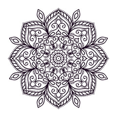 Mandala zentagle vector illustration