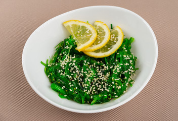 salad with lemon and sesame