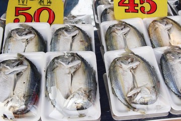 Mackerel fish steamed delicious at street food
