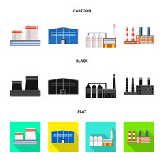 Vector illustration of production and structure sign. Collection of production and technology vector icon for stock.