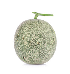 cantaloupe melon isolated on white background