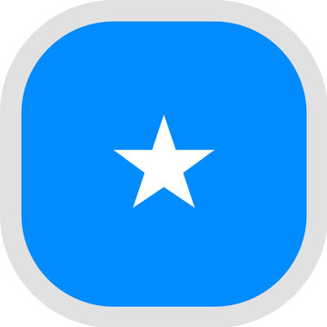 recommend clip art: Icon square shape with Flag on white background