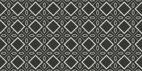 Seamless Modern Pattern. Art-Deco Geometric Background. Graphic Design. Vector Illustration. Grey charcoal color