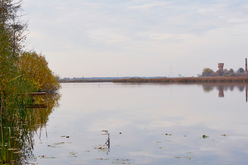 fishing in the lake