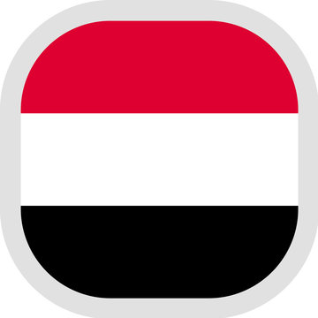 recommend clip art: Icon square shape with Flag on white background