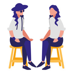 couple of musicians characters