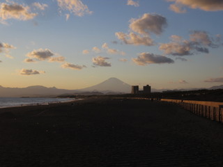 Fototapeta na wymiar 江の島からの富士山