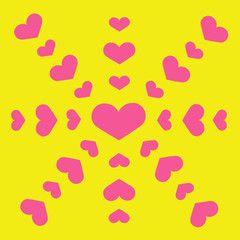 Vector art in love and romantic with heart shape in positive emotion concept for all design.