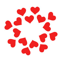 Heart pattern. background look sweet and beautiful for lovers or valentine theme.