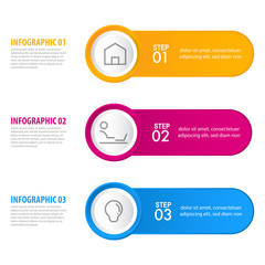 Business Infographics design template illustration. Vector eps10.