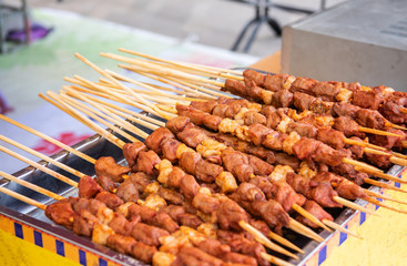 Grilled mutton kebab with Chinese characteristics