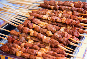 Grilled mutton kebab with Chinese characteristics