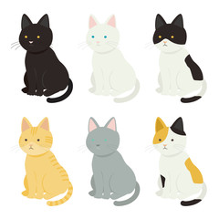 色々な猫のイラスト