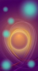 Phone screen template abstract neon background