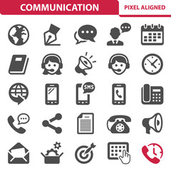 Communication & Social Media Icons