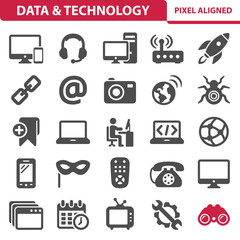 Data & Technology Icons