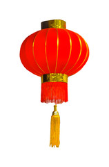Chinese Style Antique Lamp Isolated