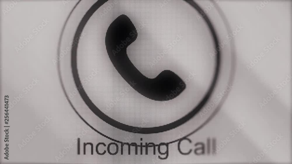 Poster animation of plexus network from call symbol on colorful background with flowing of plexus particles