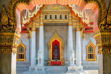 Obraz premium Marble temple, Bangkok