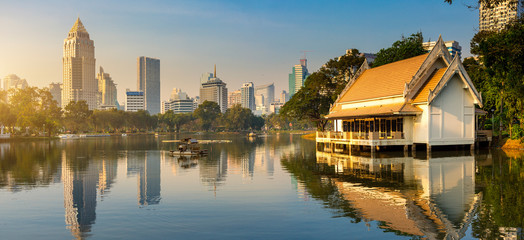 Bangkok, Lumphini park at Morning