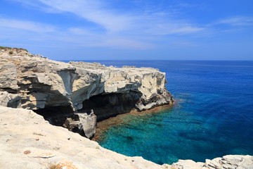 Fototapeta na wymiar Ionian Sea coast
