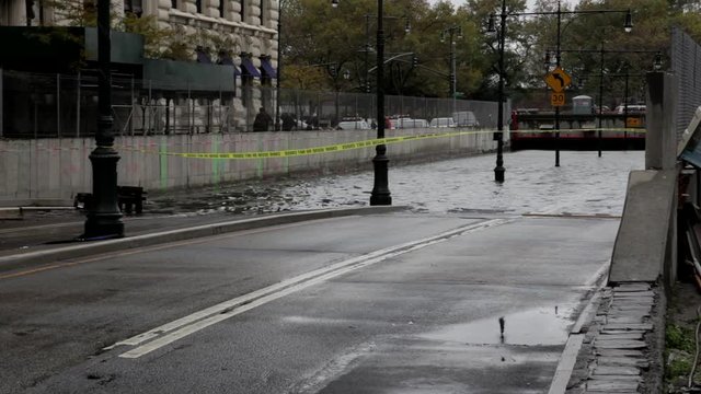 NYC Superstorm / Hurricane Sandy Flooded tunnel